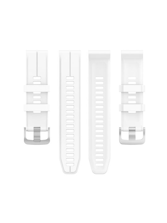 Sonique Stripe Каишка Силикон Бял (Garmin Fenix 5/5 Plus/6/6 Pro/7/Sapphire/EPIX gen2/Descent G1/Forerunner 935/945/955)