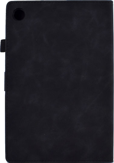 Huawei Flip Cover Δερμάτινη Μαύρη (Huawei MatePad T 10 / T 10s / Honor Pad 6 / X6)