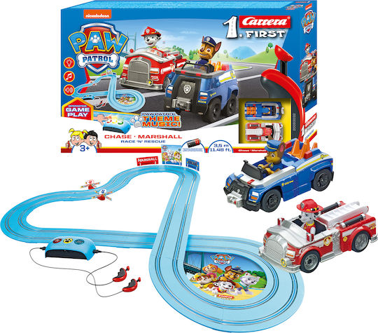Carrera Paw Patrol Race & Rescue Vehicle Track Πίστα για 8+ Ετών