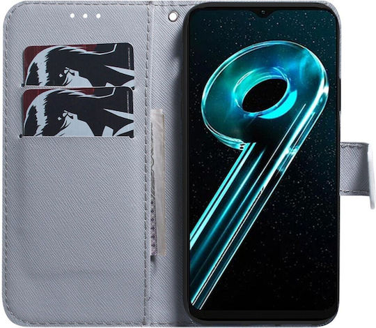 Lion Book Piele artificială Multicolor (Realme C33)