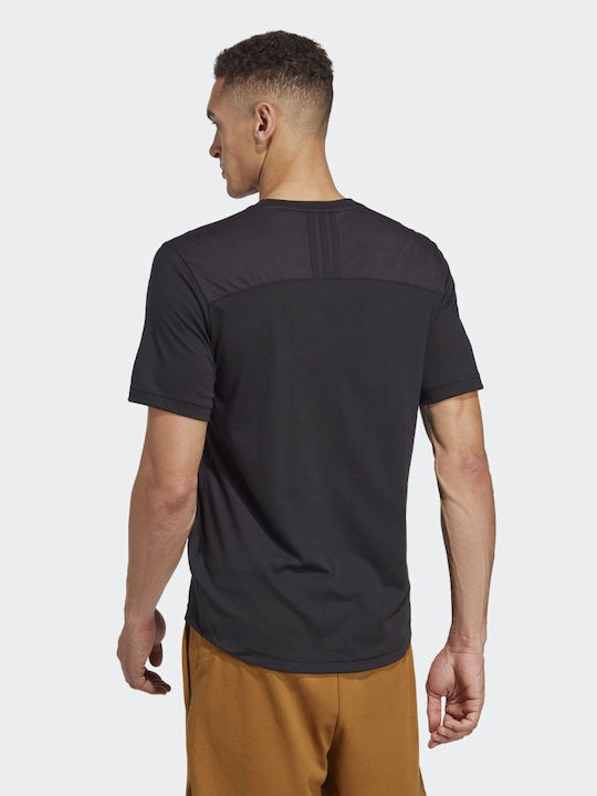 adidas Yoga Base Aeroready Athletic T-shirt Black / Carbon