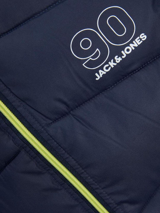 Jack & Jones Men's Sleeveless Puffer Jacket Navy Blue