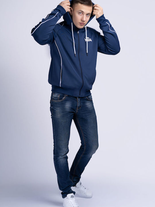 Achavanich Sweatshirt with Hood Navy Blue