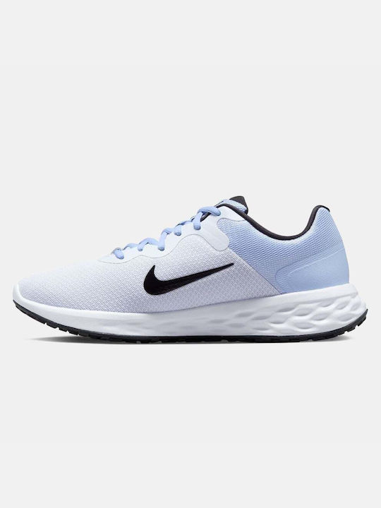 Nike Revolution 6 Next Nature Ανδρικά Αθλητικά Παπούτσια Running Football Grey / Black / Cobalt Bliss / White