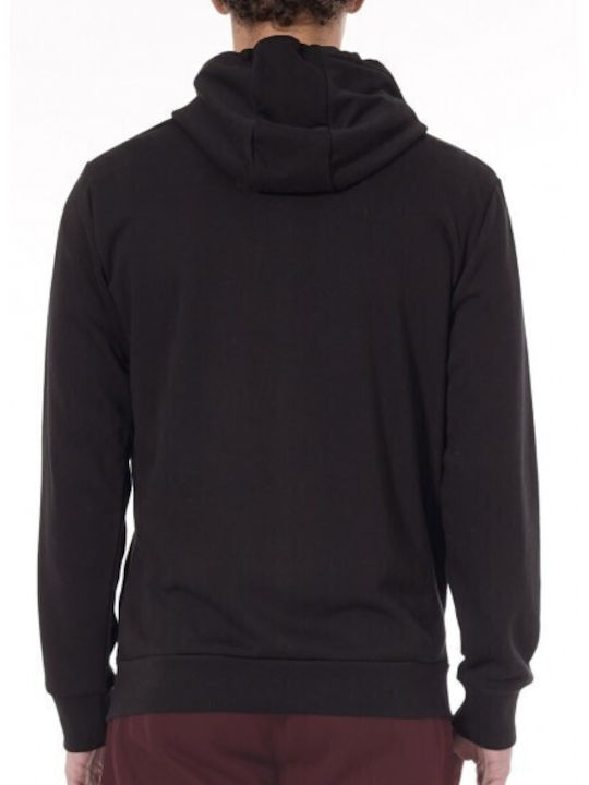 Magnetic North Men's Sweatshirt with Hood and Pockets Black