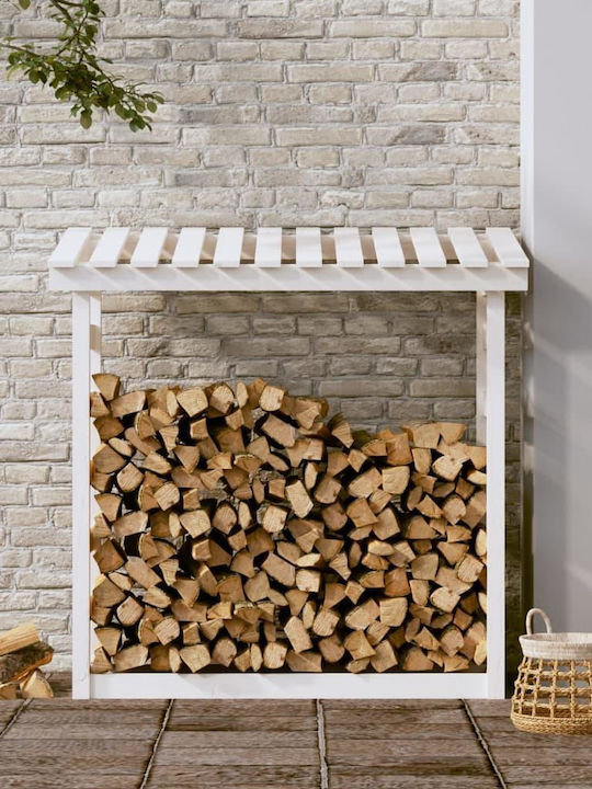 vidaXL Wooden Box Wood Storage 108x64.5x110cm White