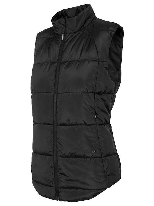 Outhorn Kurz Damen Ärmellos Puffer Jacke Schwarz