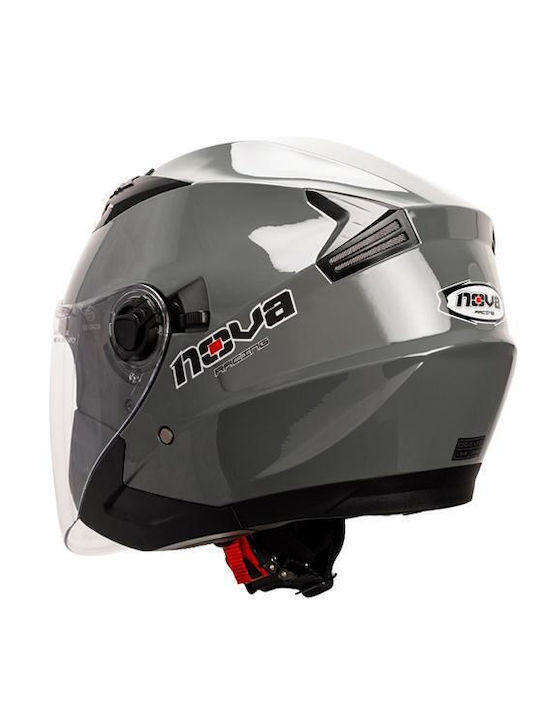 Nova Racing N211 Jet Helmet ECE 22.05 1250gr Nardo Grey