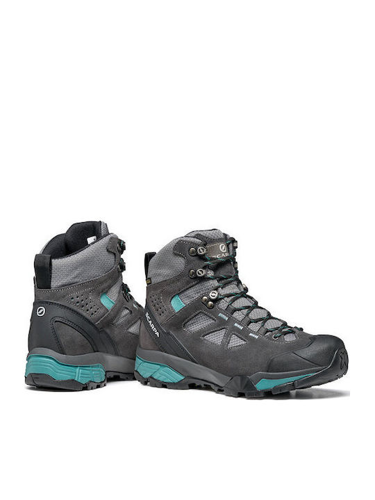 Scarpa ZG Lite GTX Pentru Femei Încălțăminte De Drumeție Tip Botine Impermeabile Cu Membrana Gore-Tex Gri