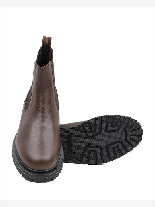 Alex 8 Leather Brown Chelsea Boots Anatomical