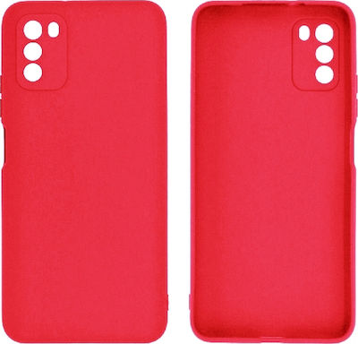 Senso Liquid Back Cover Σιλικόνης Κόκκινο (Poco M3 / Redmi 9T)