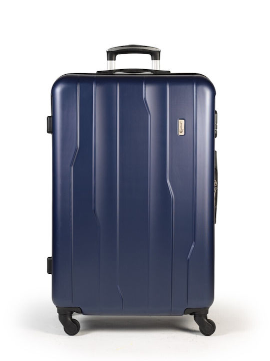 Cardinal Medium Travel Suitcase Hard Blue with 4 Wheels Height 60cm 2012