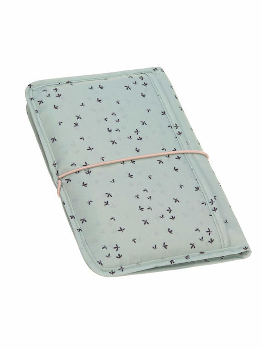 Laessig Αλλαξιέρα Ταξιδίου από Ύφασμα Floral Mint 18x25.5cm