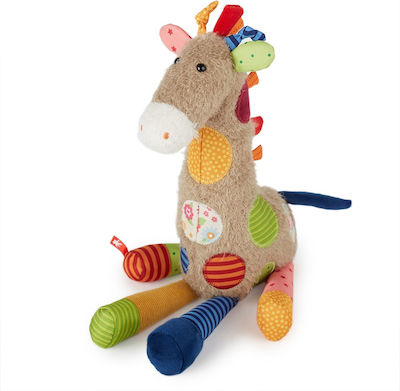 Sigikid Plush Giraffe Patchwork Sweety Καμηλοπάρδαλη 36 cm. for Newborns