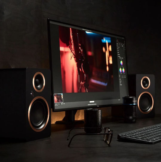 Argon Audio Fenris A4 Самоусилващи се тонколони 2 Брой шофьори 100W (Двойка) Черно