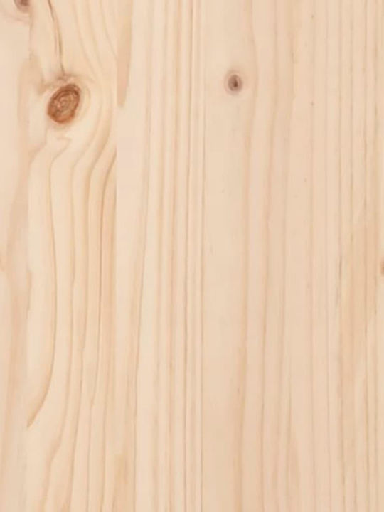 vidaXL Wandmontiert Weinkeller Hölzernes für 30 Flaschen Braun 109.5x30x42εκ.