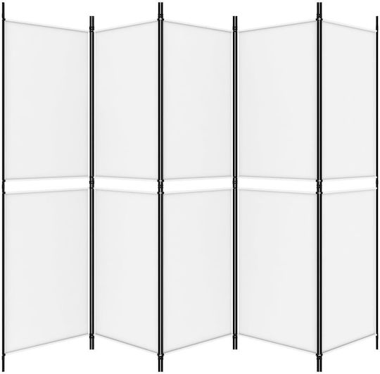 vidaXL Decorativ Paravan Tesatura cu 5 Panouri 250x180cm