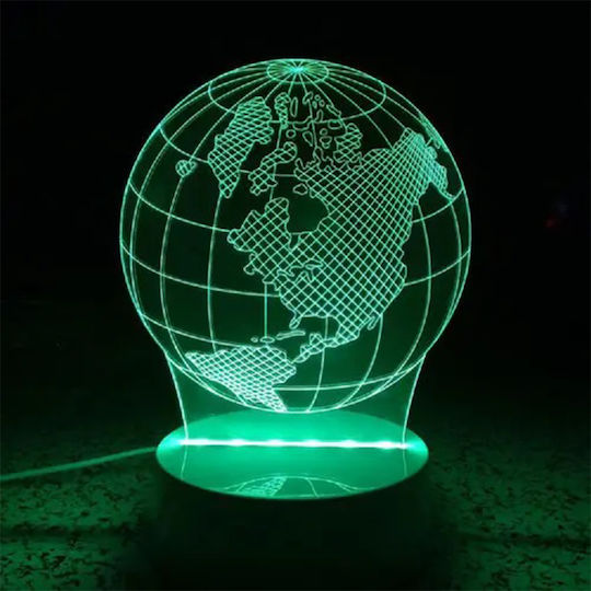 I-Total Decorative Lamp 3D Illusion Multicolour