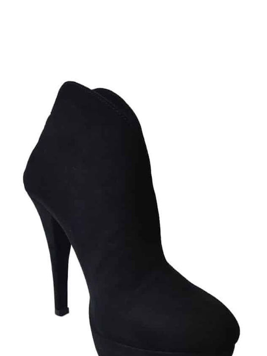 Stefania Ankle Boots Μαύρο - Μαύρο