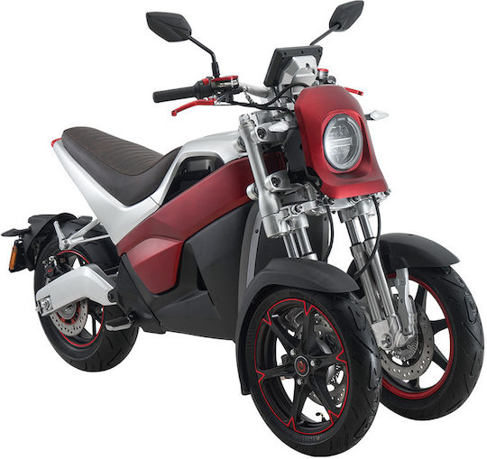 WheelnWater Triciclu Electric Putere 7500W 150Ah Roșu Culoare