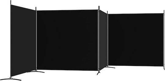 vidaXL Decorative Room Divider Fabric with 4 Panels 698x180cm