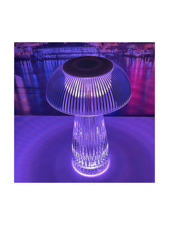 Andowl Table Decorative Lamp with RGB Lighting LED White