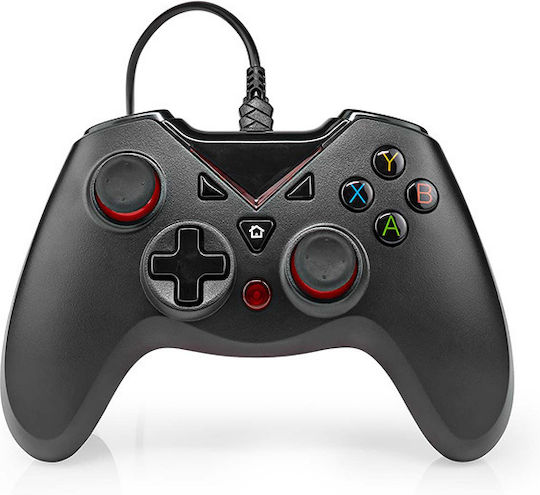 Nedis GGPD110BK Verkabelt Gamepad für PC Schwarz