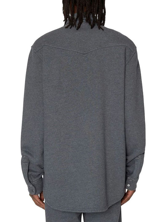 Diesel Βαμβακερό Overshirt Γκρι