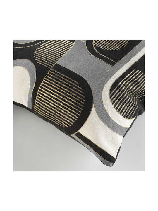 Decorative Pillow Case L-C Stacy From 100% Cotton Gray 40x40cm