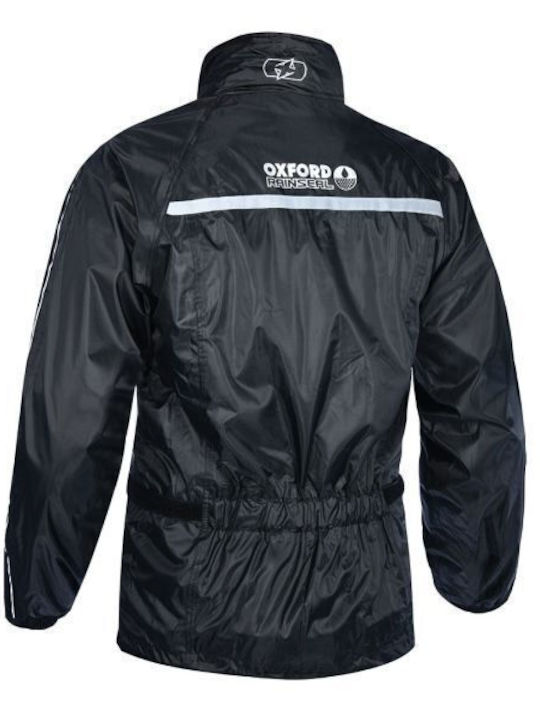 Oxford Rainseal Over Jacket Мъжко Мото Дъждовно Яке Черен Цвят