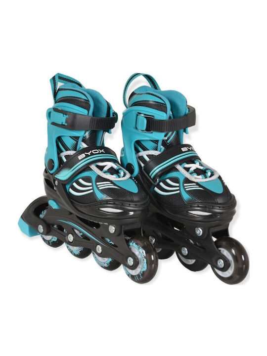 Byox Inline / Quad Αυξομειούμενα Rollers Τιρκουάζ Παιδικά Byox Inline / Quad Αυξομειούμενα Rollers Τιρκουάζ Παιδικά