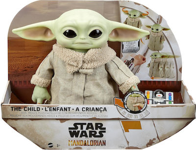 Star Wars Mandalorian The Child Baby Yoda Realm Move Plush with Sounds for 4+ years 28cm