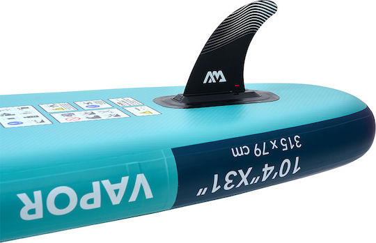 Aqua Marina Vapor 10’4” Inflatable SUP Board with Length 3.15m Green