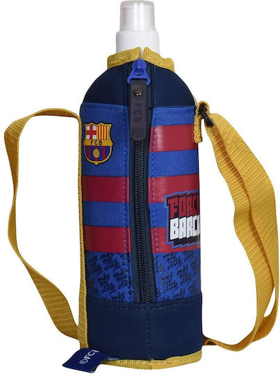 Sunce Barcelona Kids Water Bottle Football Plastic Blue 750ml
