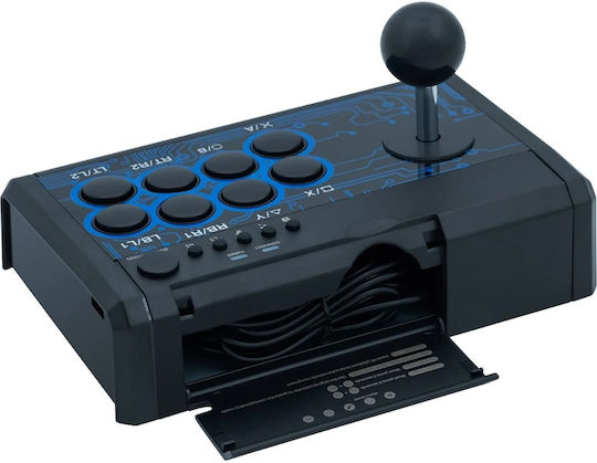 Dobe 7 in 1 Mini Arcade Fighting Stick Ενσύρματο Συμβατό με Android / PC / PS3 / Switch / Xbox One