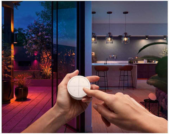 Philips Wall Mounted Dimmer Switch with Frame LED Button White in White Colour