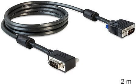 DeLock Kabel VGA-Stecker - VGA-Stecker Schwarz 2m (83173)