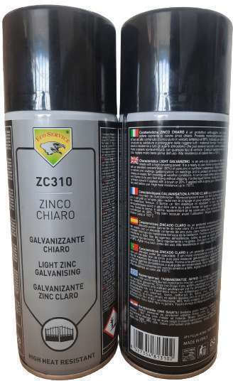 Eco Service Spray Galvanisation Acciaio Inox Gray AI810 400ml