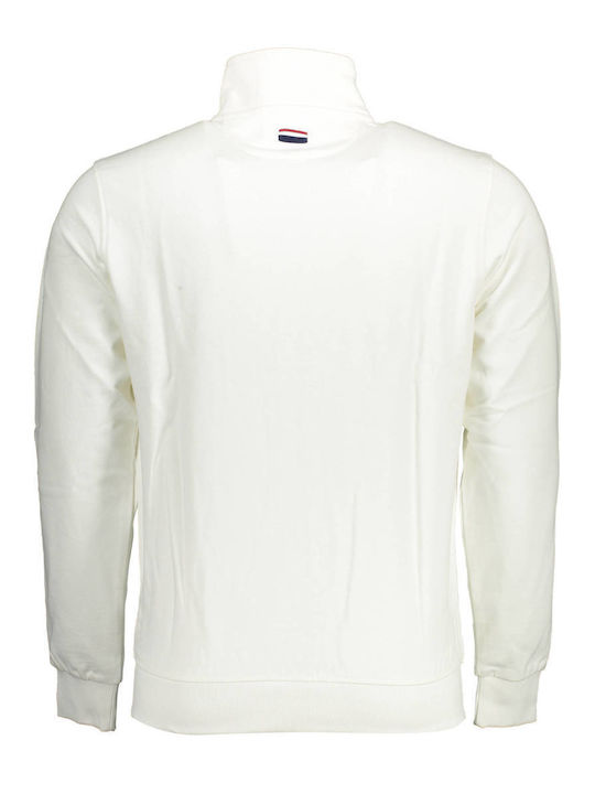 U.S. Polo Assn. Men's Sweatshirt Jacket White