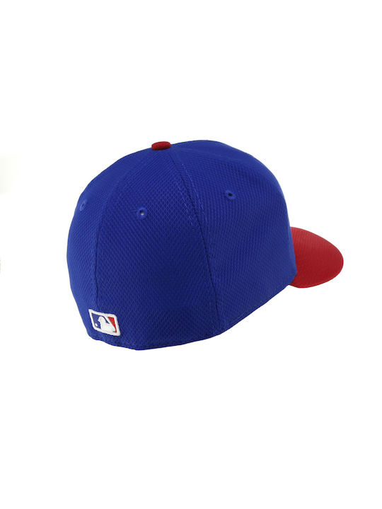 New Era Diamond Chicago Cubs Jockey με Ίσιο Γείσο Μπλε