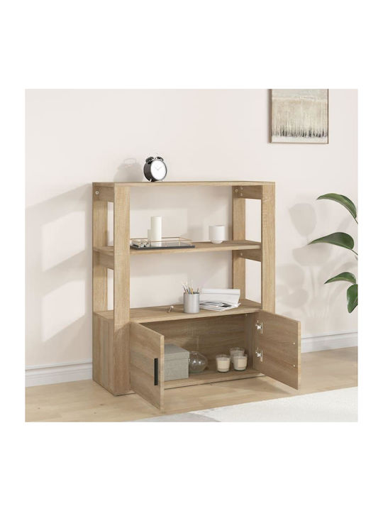 Sonoma Bookcase Oak 80x30x90cm