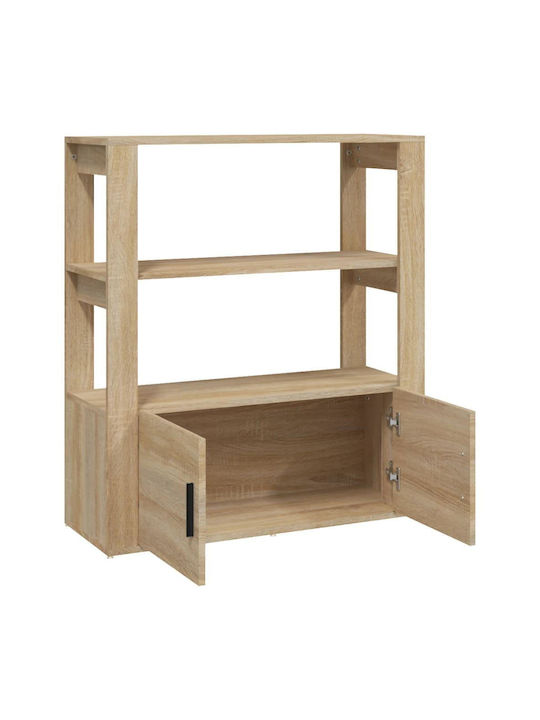 Sonoma Bookcase Oak 80x30x90cm