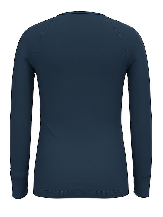 Odlo Active Warm Eco Kids Thermal Top Blue