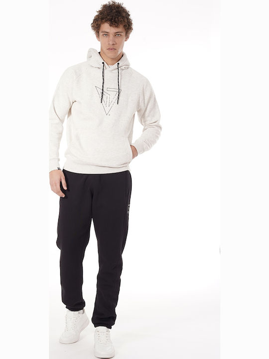 Sweatshirt with Hood Oat Melange
