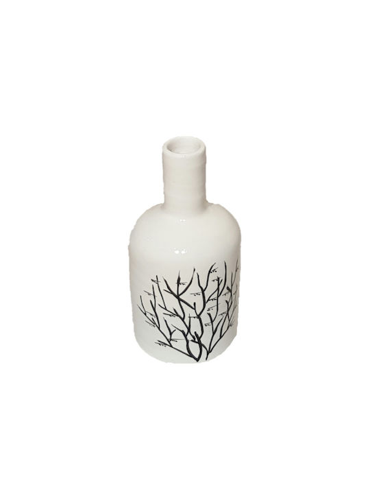 Collezione Imports Ceramic Vase Λευκό 25cm