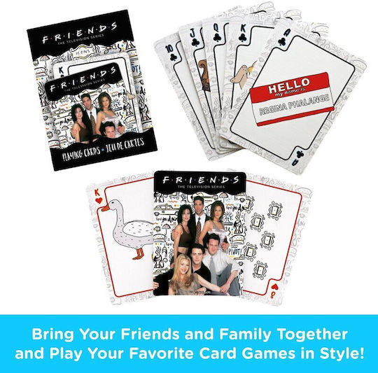 Aquarius Friends Playing Icons Collectible Playing Cards Laminated for Poker