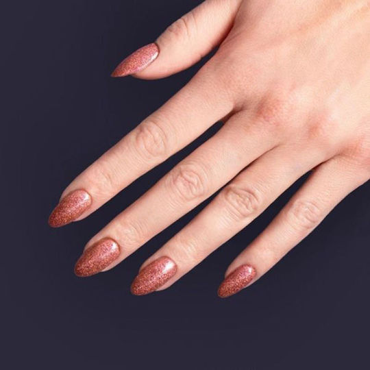 Semilac Classic Semi-Permanent Nail Polish 458 Sparkling Rosé with Glitter 7ml 1pcs