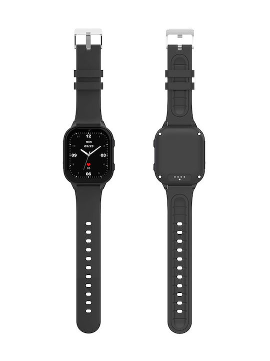 Wonlex Παιδικό Smartwatch KT19 με GPS & Κάμερα Μαύρο