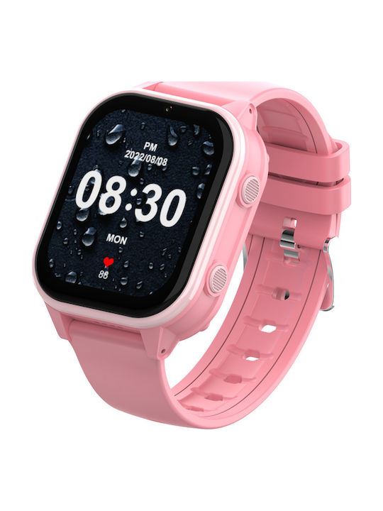Wonlex Παιδικό Smartwatch KT19 με GPS & Κάμερα Ροζ