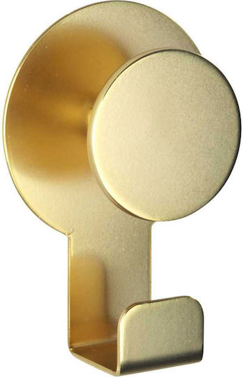 Wenko Blandas 24445100 Haken Badezimmer Einzeln Aufkleber ​5x7.5cm Inox Goldenes